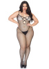 Fishnet Bodystocking w/ Criss Cross Strap